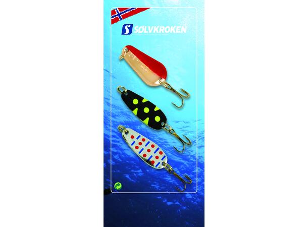 Sølvkroken Innlandsfiske - 3pk 7 gr, 12gr 